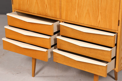 Wunderschöner Hellerau Schrank Modell 427 Mid Century Vintage Aktenschrank Highboard Vertiko Wäscheschrank