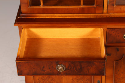 Wunderschöne Englische Vitrine Bücherschrank Buffet Englisch Glasvitrine Bibliothek Vitrinenschrank
