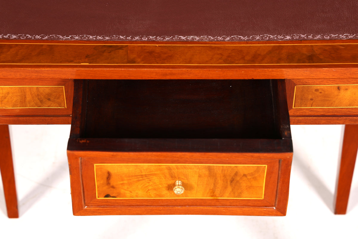 Wunderschöner filigraner Schreibtisch French Desk Antik Stil echt Holz Bürotisch Office Table