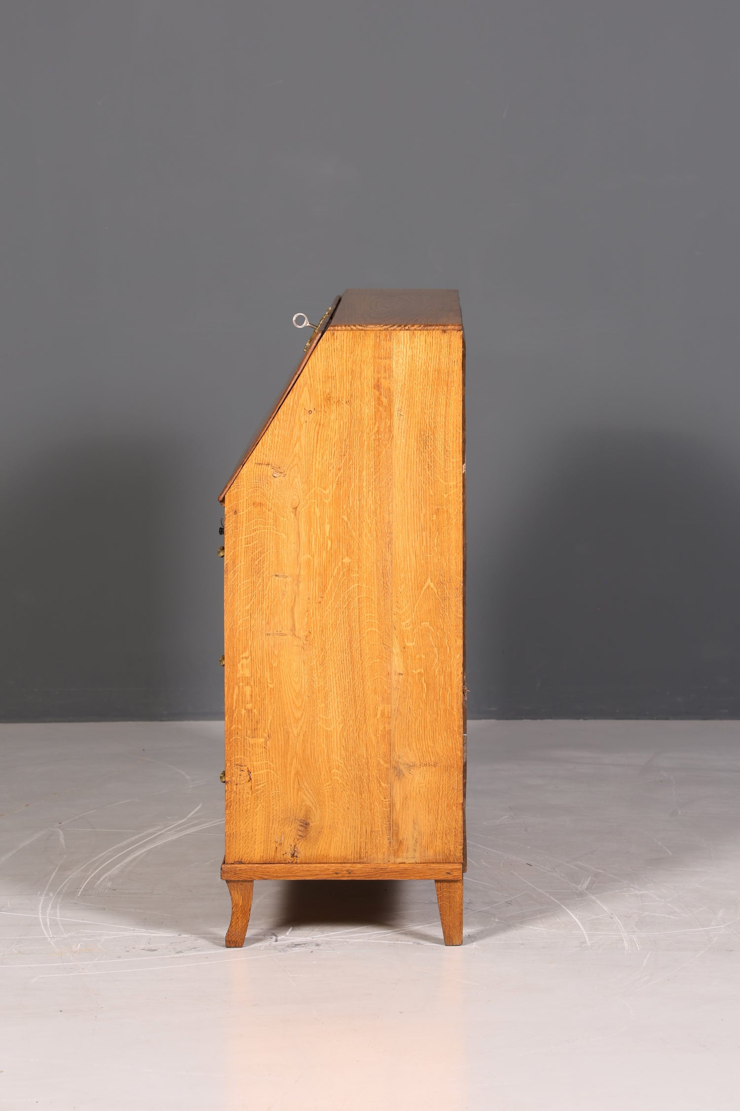 Original Barock Sekretär um 1800 Kommode Antik massiv Holz Schreibtisch Schreibkommode