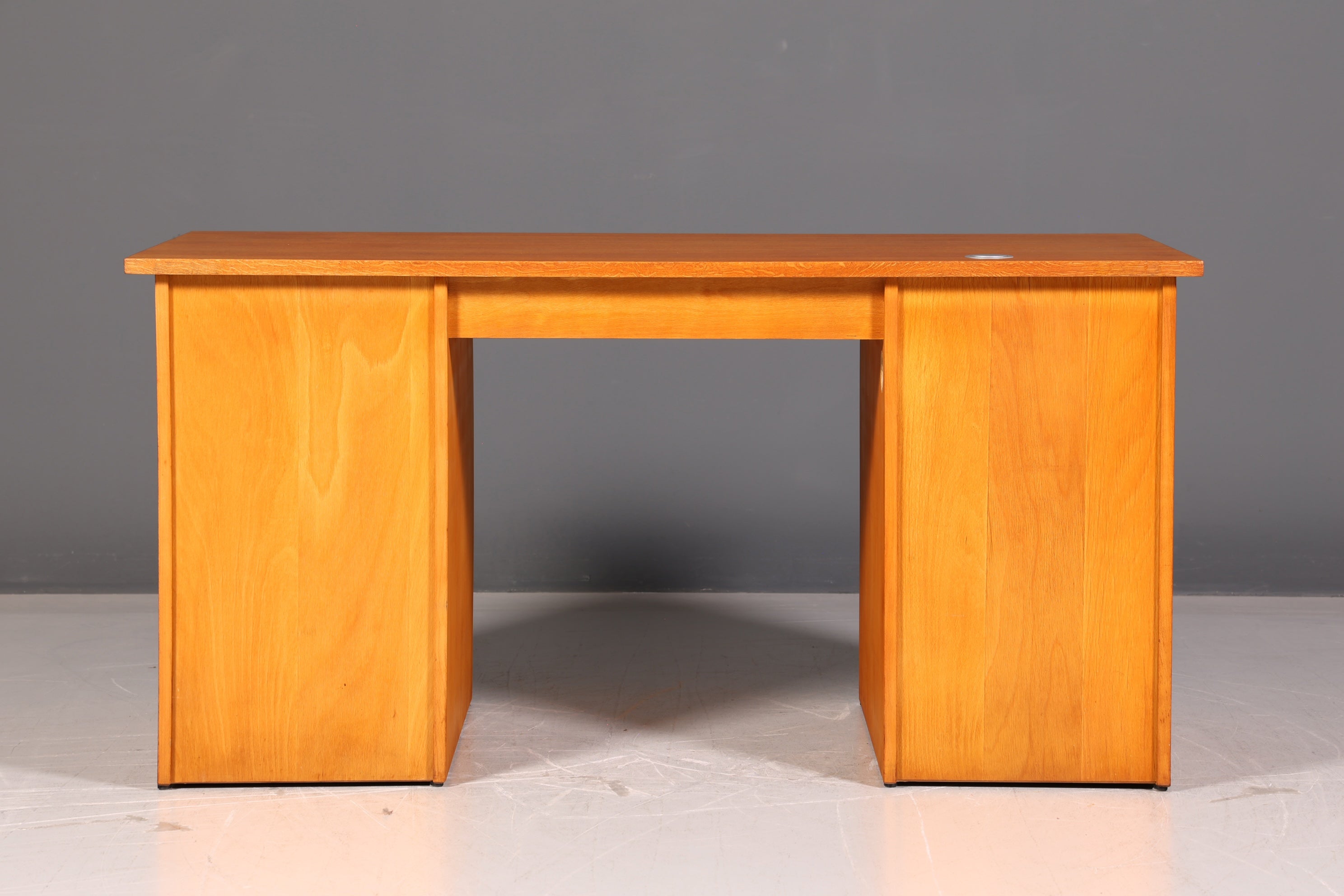 Wunderschöner Bauhaus Rollladen Schreibtisch Mid Century Echt Holz Bürotisch Office Table Vintage