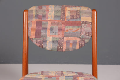 Chaise simple de style Mid-Century, chaise de salle à manger rétro, chaise de cuisine design danois, chaise de secrétaire en teck, 2 sur 2