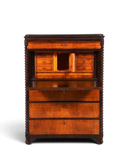 Traumhafter Louis Philippe Sekretär Vertiko Biedermeier Kommode Schubladenkommode
