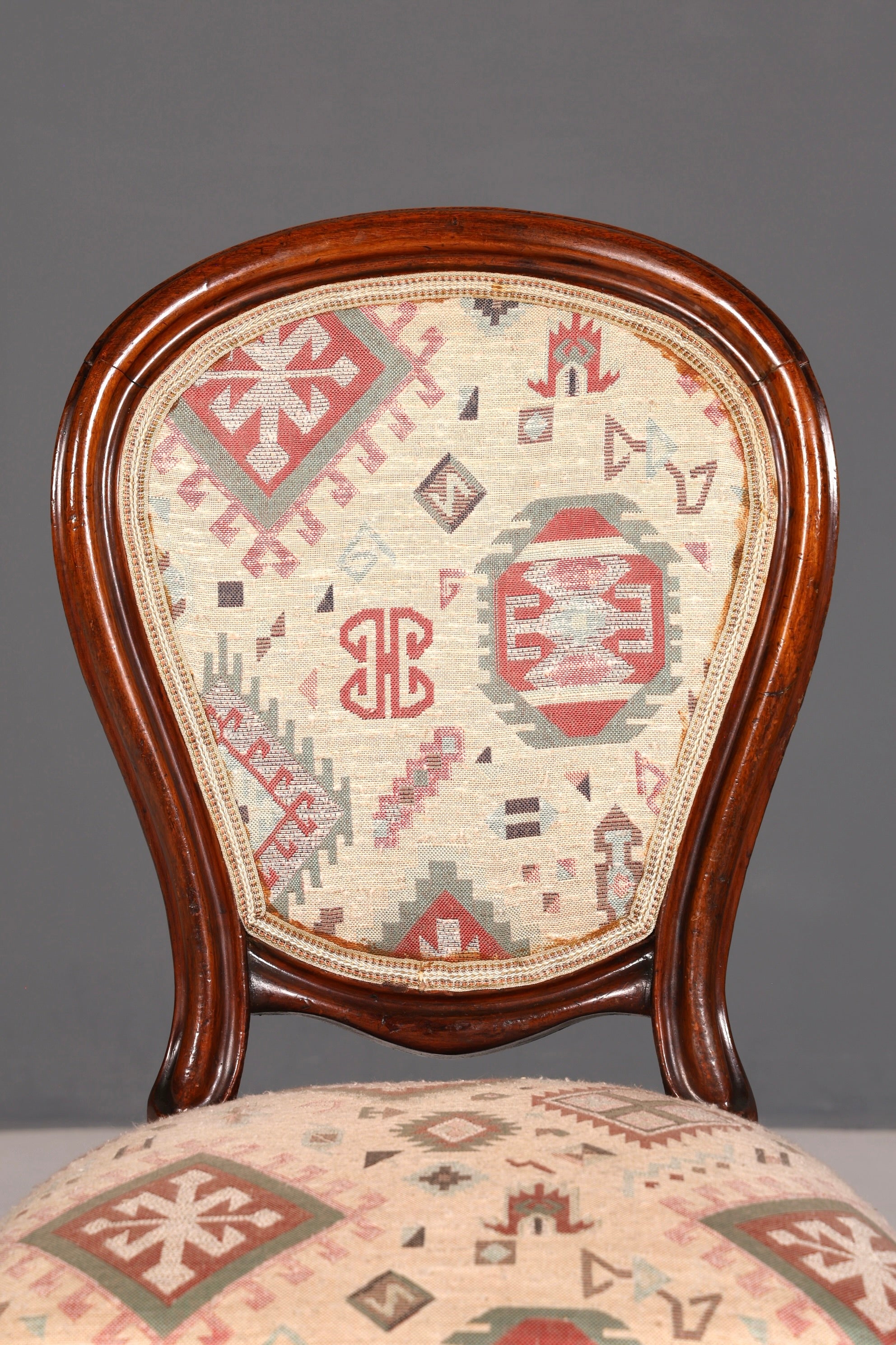Traumhafter Louis Philippe Stuhl Antik Sekretär Stuhl Biedermeier Echt Holz Esszimmerstuhl Polsterstuhl Vintage