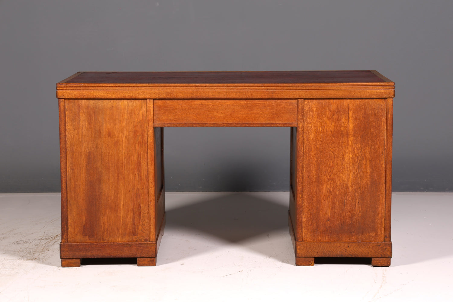 Wunderschöner Jugendstil Schreibtisch Eiche Echt Holz Bürotisch Office Table Antik Vintage