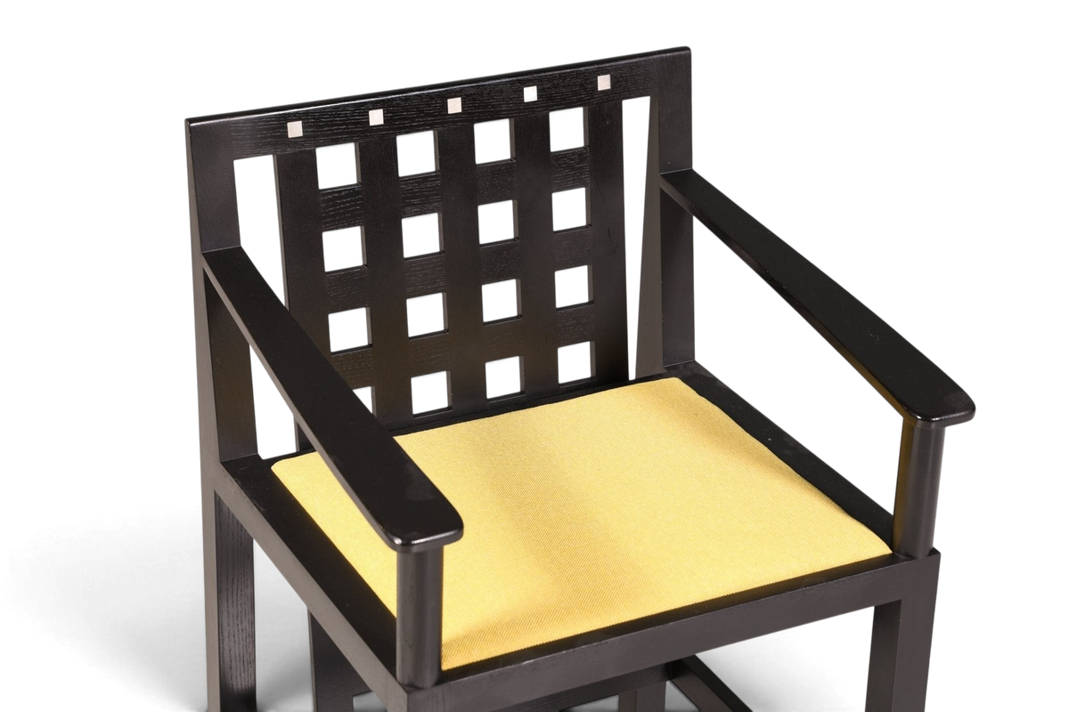 8x seltene Cassina Stühle DS3 Stuhlset By Charles Rennie Mackintosh Armlehnstuhl Küchenstühle