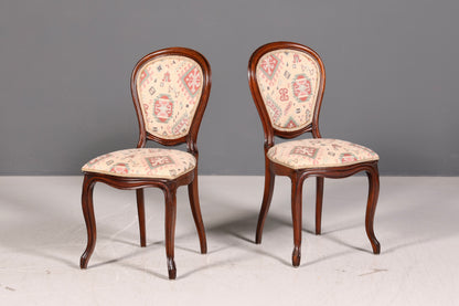 Traumhafter Louis Philippe Stuhl Antik Sekretär Stuhl Biedermeier Echt Holz Esszimmerstuhl Polsterstuhl Vintage