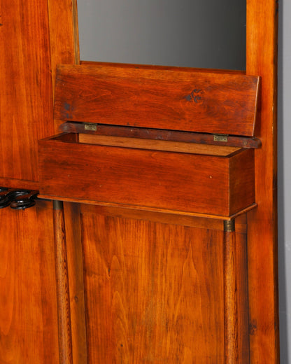Traumhafte Jugendstil Flur Garderobe Antik Gründerzeit Kleiderwand Wandgarderobe Massivholz Vintage