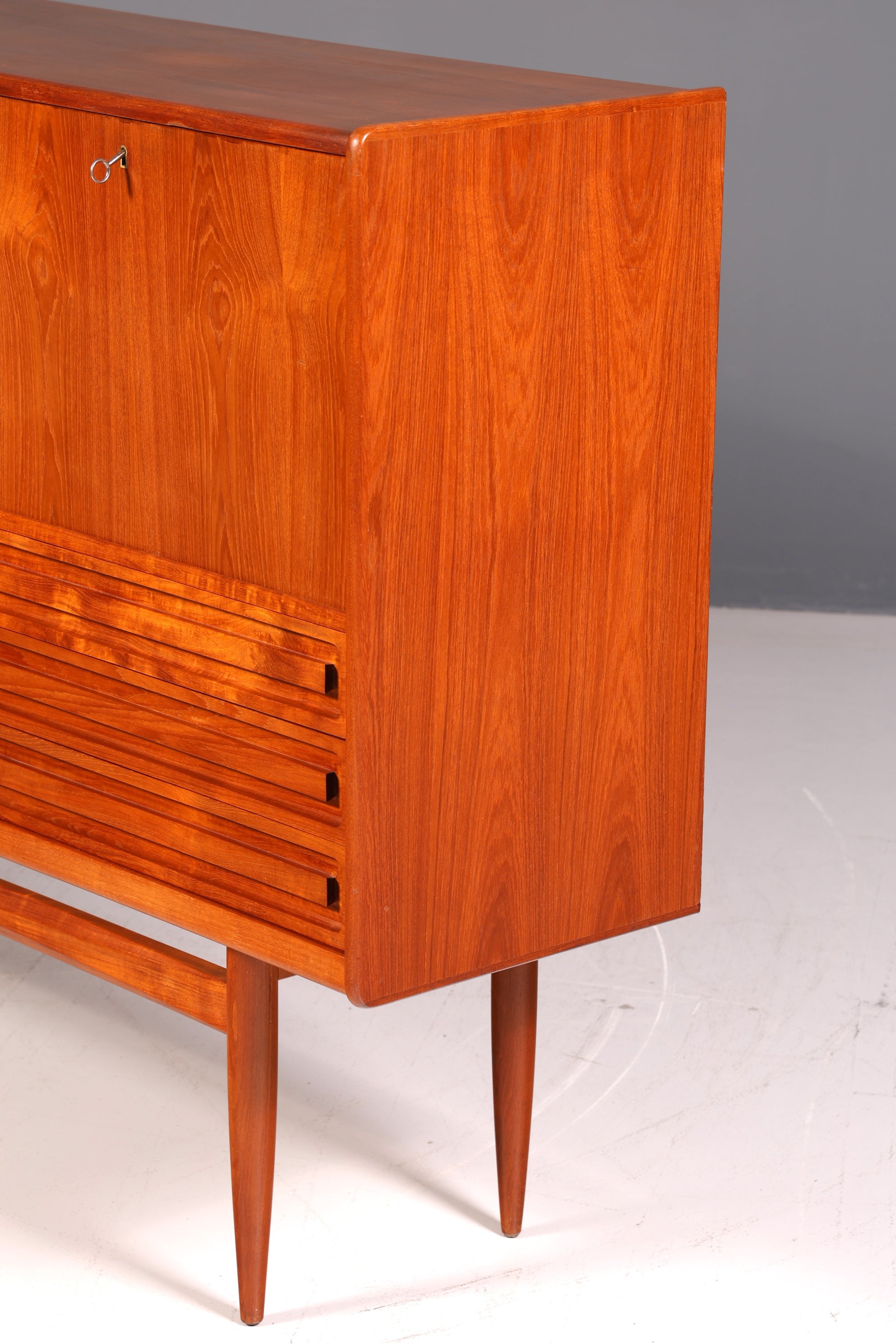 Traumhaftes Original Holger Christensen Møbelmagasiner Sideboard Teak Danish Design Kopenhagen