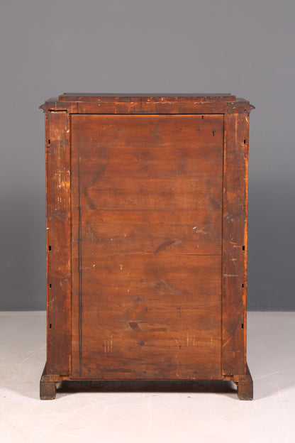 Stilvoller Louis Philippe Sekretär Vertiko Gründerzeit Kommode Schubladenkommode Antik um 1880 Chiffoniere