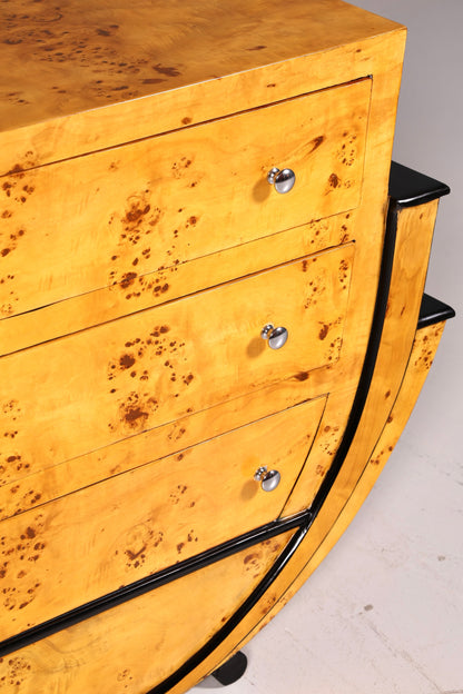 Edles Art Deco Stil Sideboard Wandkonsole Biedermeier Antik Stil Kommode Echt Holz Handarbeit