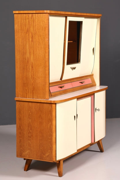 Kultiger Mid Century Küchenschrank Vintage Buffet Retro Anrichte 60er Jahre