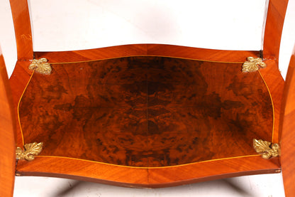 Traumhafter Louis XV Beistelltisch Barock Stil Ablagetisch Marmor Kommode Telefontisch