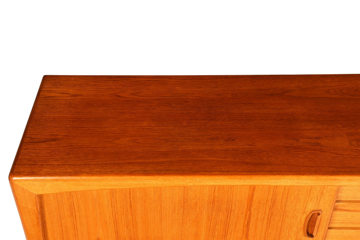 F960 Finish cm Schlichtes Mid Century Sideboard Vintage TV Kommode 60s Schrank Longboard Retro Lowboard
