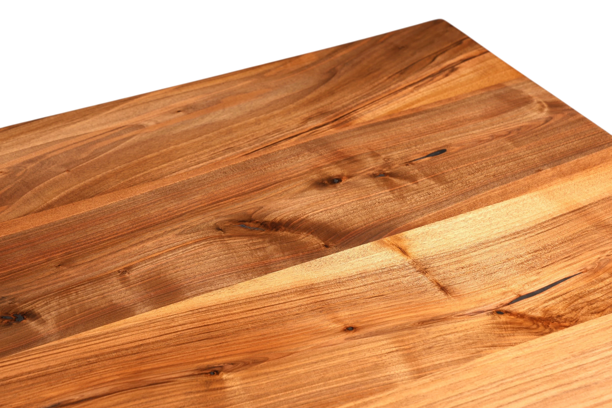 Wunderschöner Nussbaum Tisch 240cm-95cm Esszimmer Tisch Baumkanten Platte massiv Holz Küchentisch