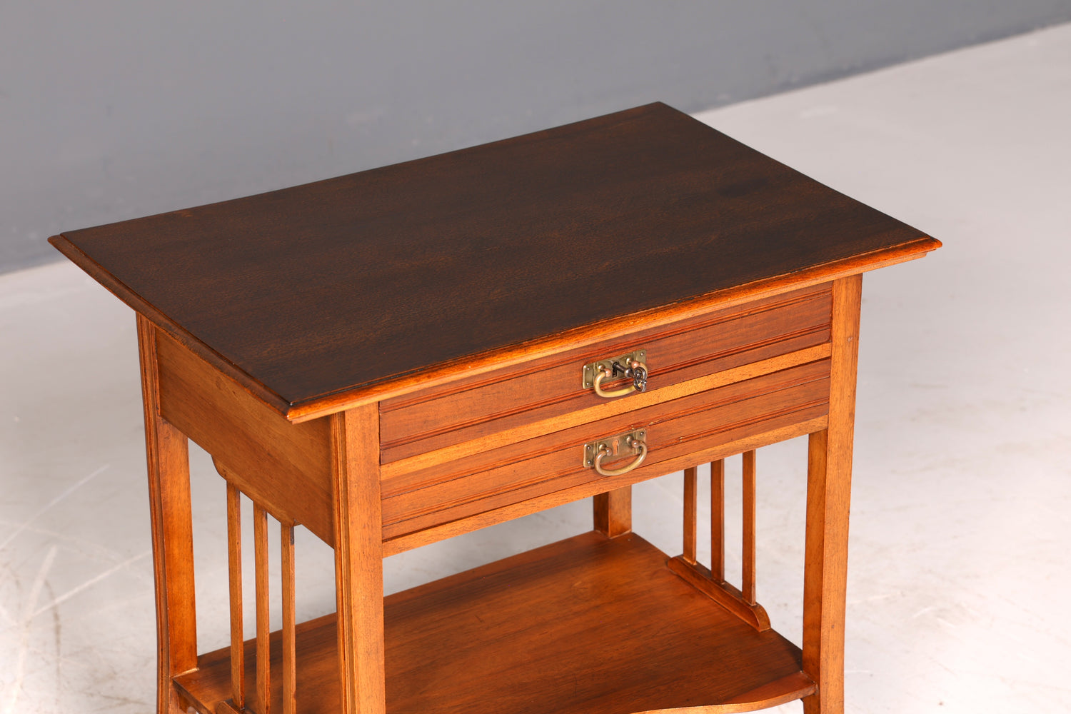 Traumhafter Jugendstil Nähtisch Beistelltisch Antik um 1910 Kommode echt Holz Ablagetisch