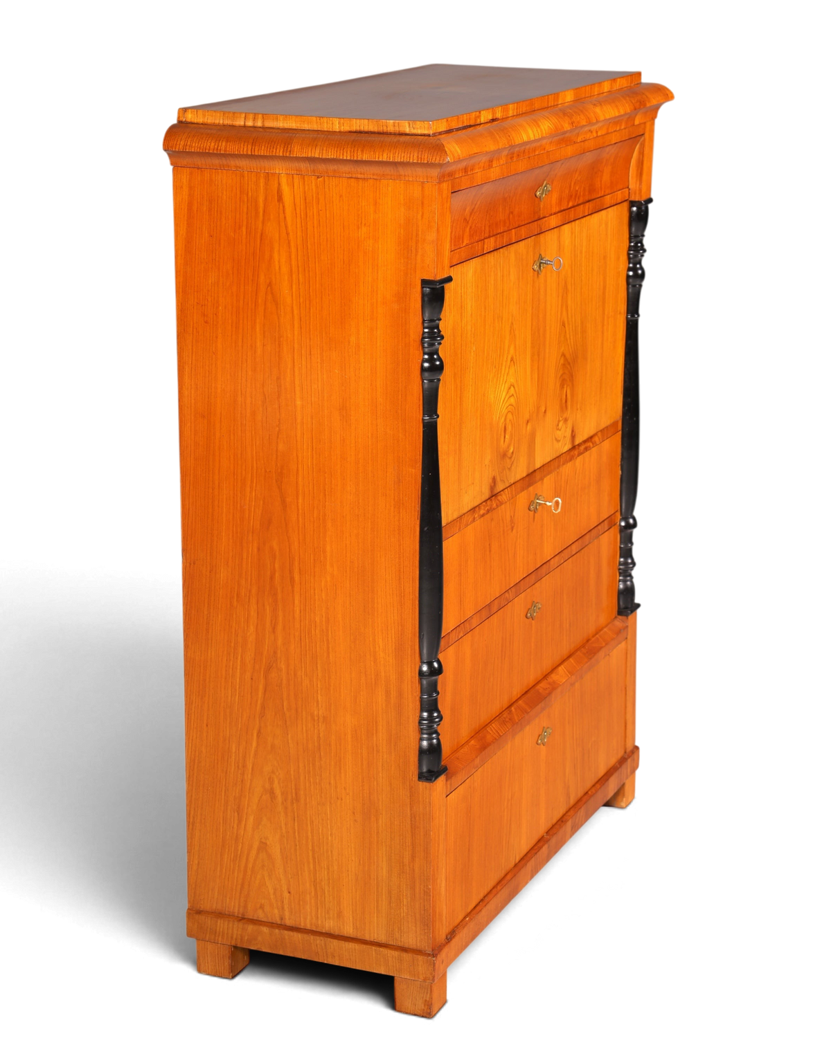 Wunderschöner Original Biedermeier Sekretär um 1860 Englisch Kommode Antik Bürokommode