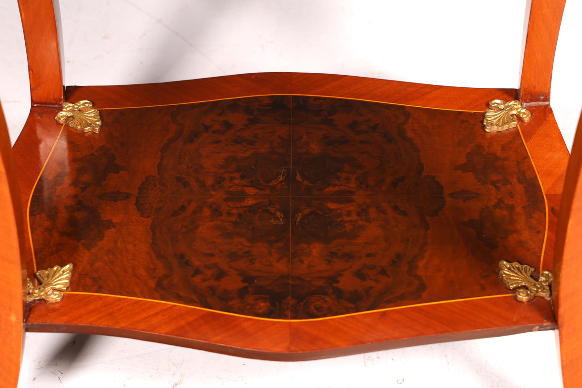 Traumhafter Louis XV Beistelltisch Barock Stil Ablagetisch Marmor Kommode Telefontisch