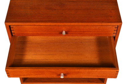 Wunderschöne Mid Century Teak Holz Nachttisch Danish Design Flurkommode Kommode 60s