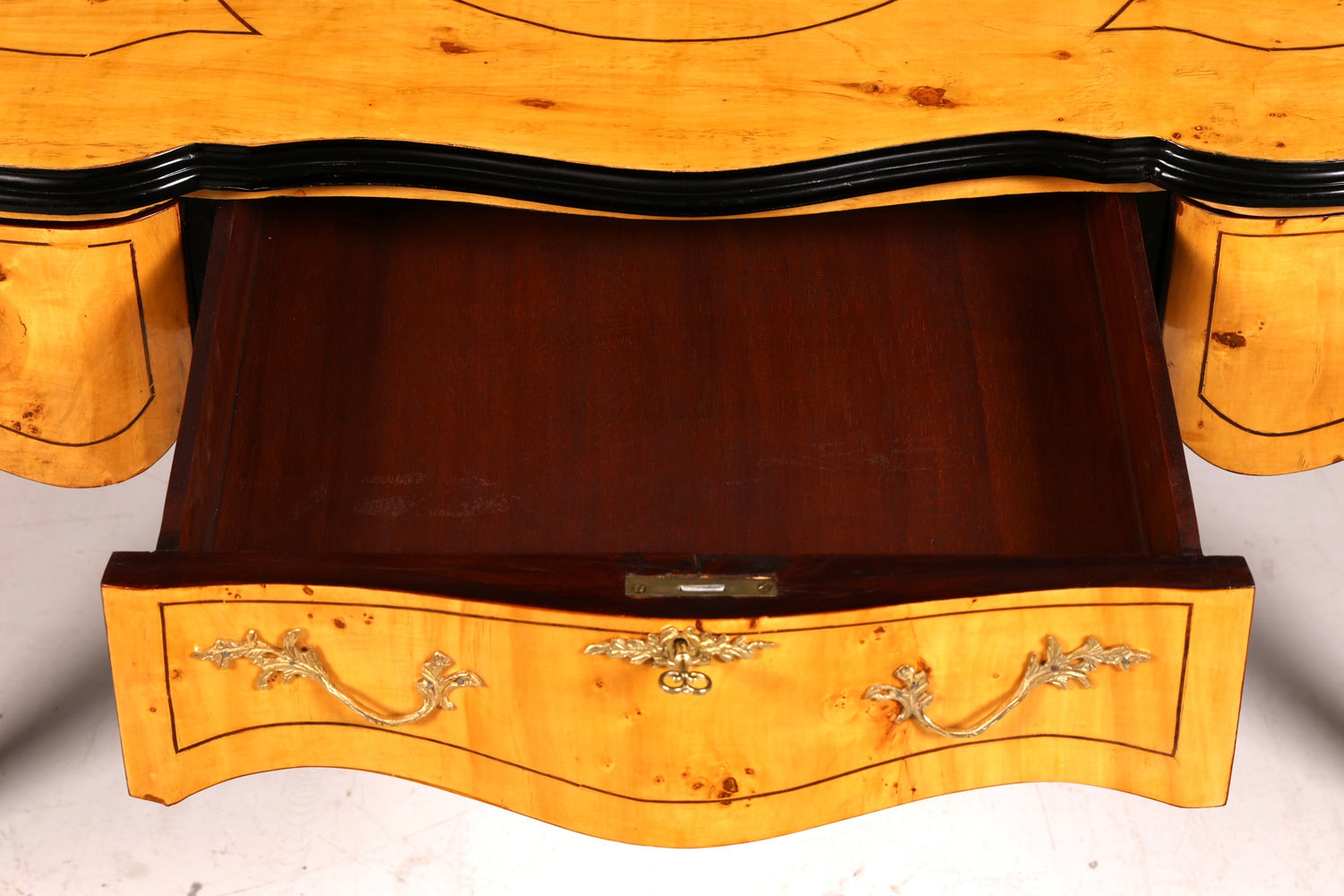 Wunderschöner Louis XV Stil Schreibtisch French Office Desk Antik Stil Bürotisch Massivholz