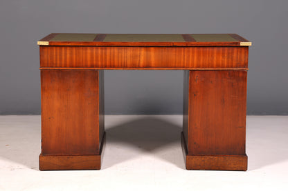 Élégant bureau maritime, coffre militaire anglais, bureau professionnel, office table