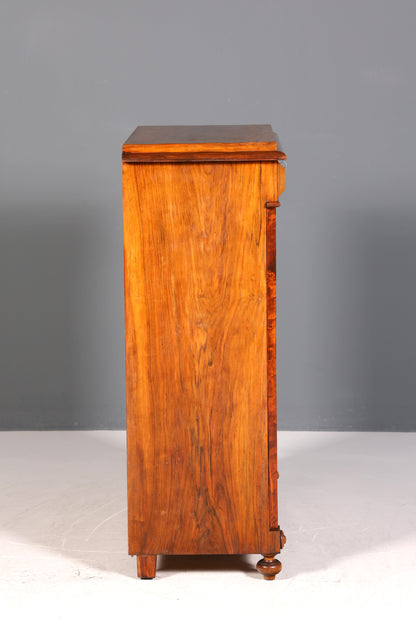 Beau secrétaire Gründerzeit, commode Art Nouveau, meuble ancien