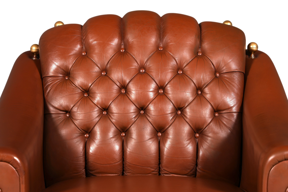 Stilvoller Original Chesterfield Sessel Englischer Armlehnsessel Englisch Herrensessel 2 von 2