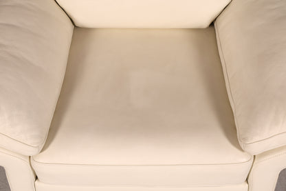 Wunderschöner Original Rolf Benz Sessel Modell 3300 Creme Echtleder Ledersessel Designer Loungesessel