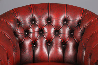 F844 Finish Stilvoller Original Chesterfield Sessel Englischer Armlehnsessel Englisch Herrensessel