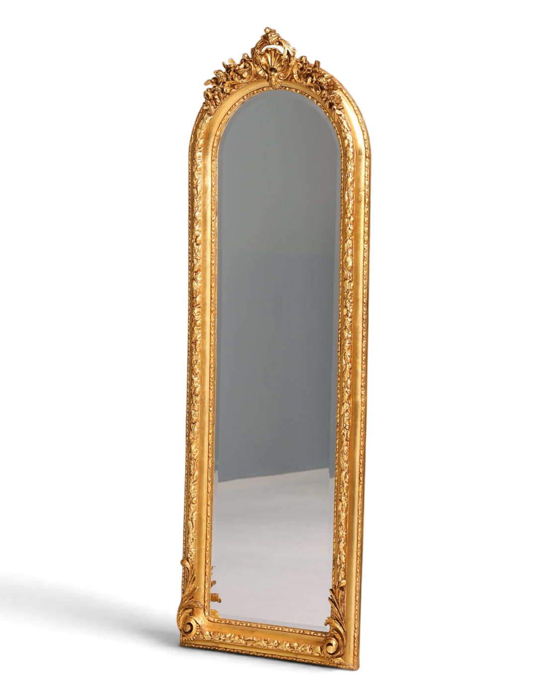 Stilvoller Prunk Barock Stil Standspiegel Antik Stil Ornament Flurspiegel
