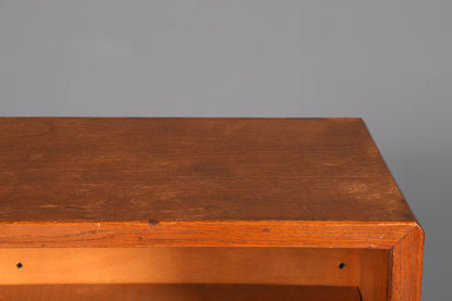 G029 Finish cm Schlichtes Mid Century Regal Vintage Bücherregal Schrank Buchablage 60s Bookshelf