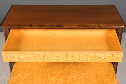 Stilvoller Sekretär im Englischen Stil Büro Vertiko Kommode Mahagoni Schreibkommode