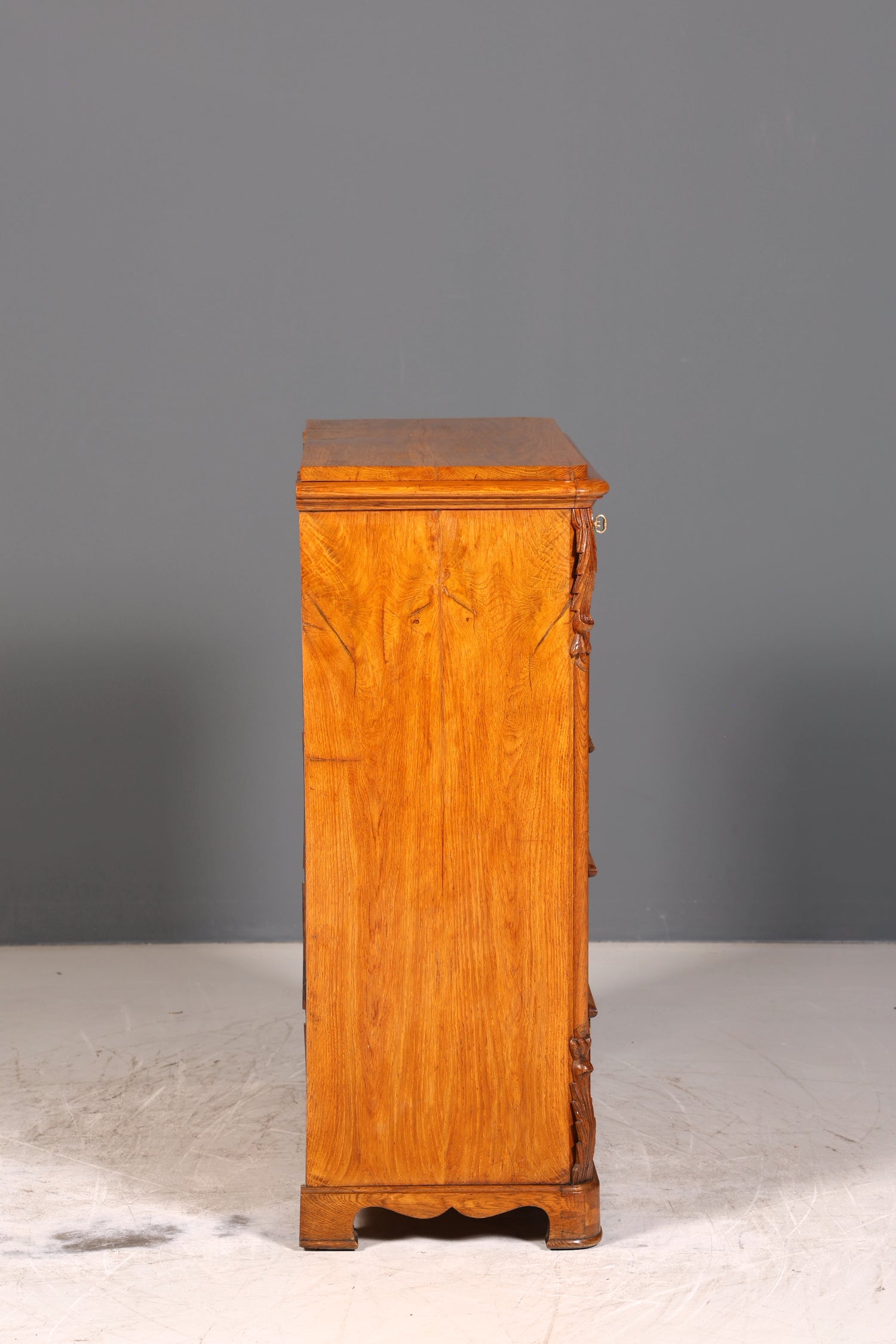 Stilvoller Biedermeier Sekretär um 1860 Vertiko Antik Kommode Louis Philippe Schreibkommode