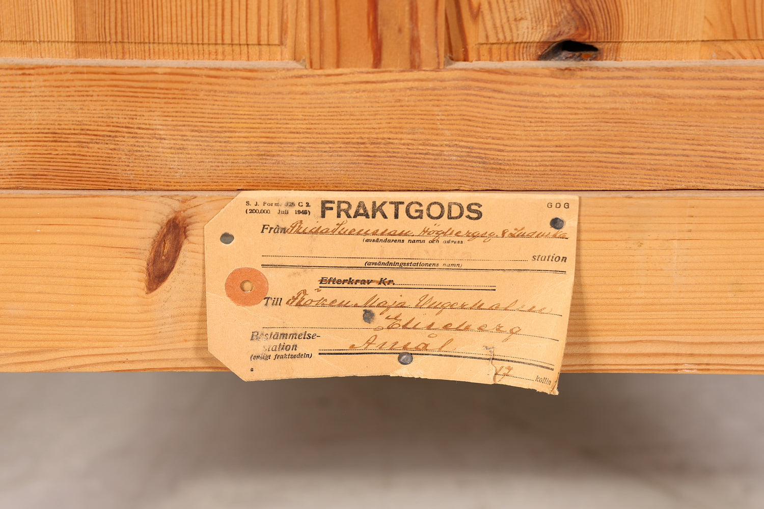 Traumhafter Sekretär um 1946 Büro Kommode echt Holz Schreibtisch Bürokommode