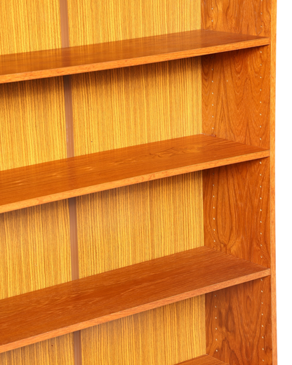 Hauptstadt Möblerei Mid Century Regal aus Holz mit höhenverstellbaren Einlegeböden im Vintage-Stil der 60er Jahre