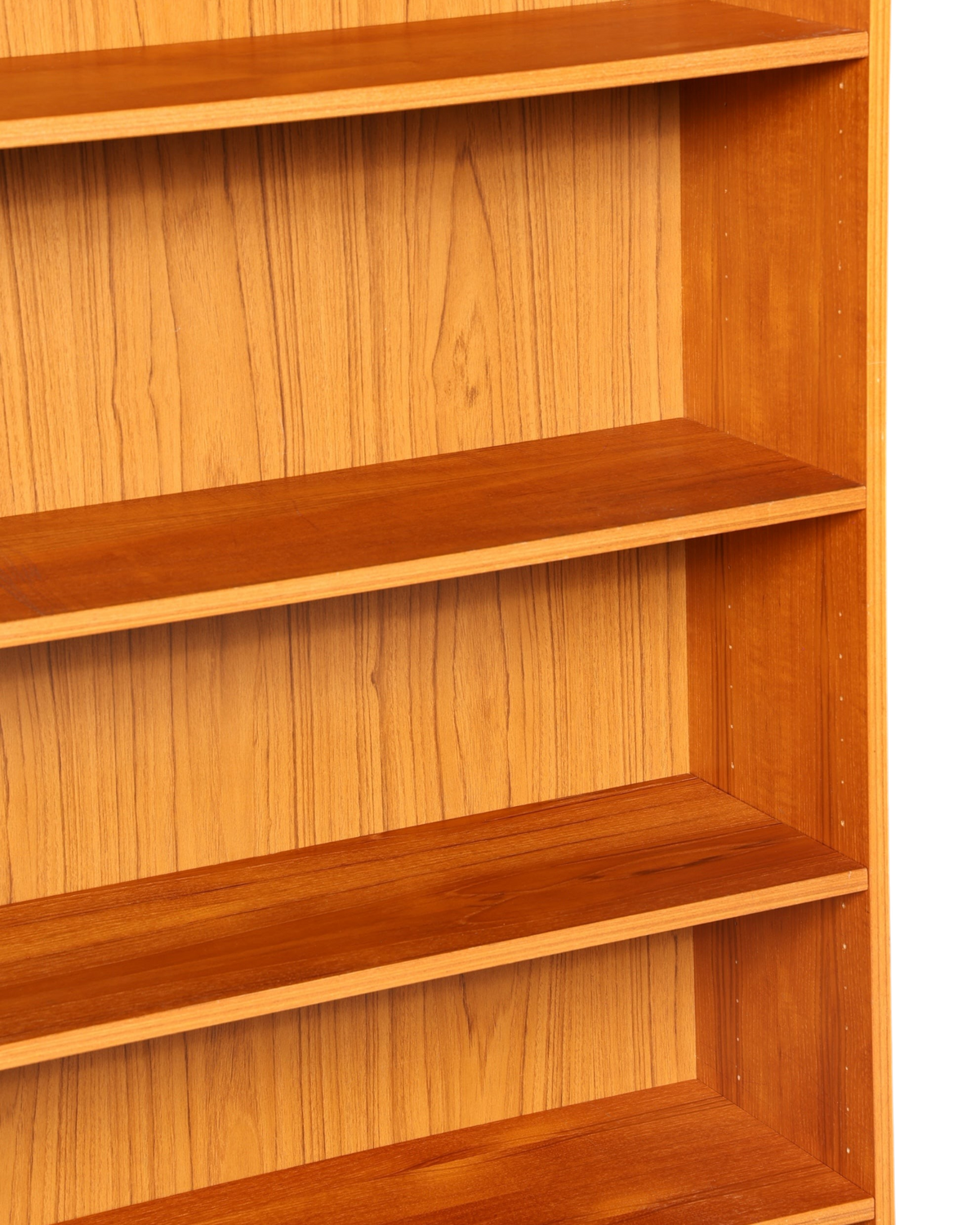 Hauptstadt Möblerei Mid Century Regal aus Holz mit höhenverstellbaren Einlegeböden im Vintage 60er Jahre Design
