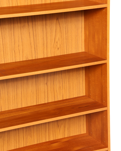Hauptstadt Möblerei Mid Century Regal aus Holz mit höhenverstellbaren Einlegeböden im Vintage 60er Jahre Design
