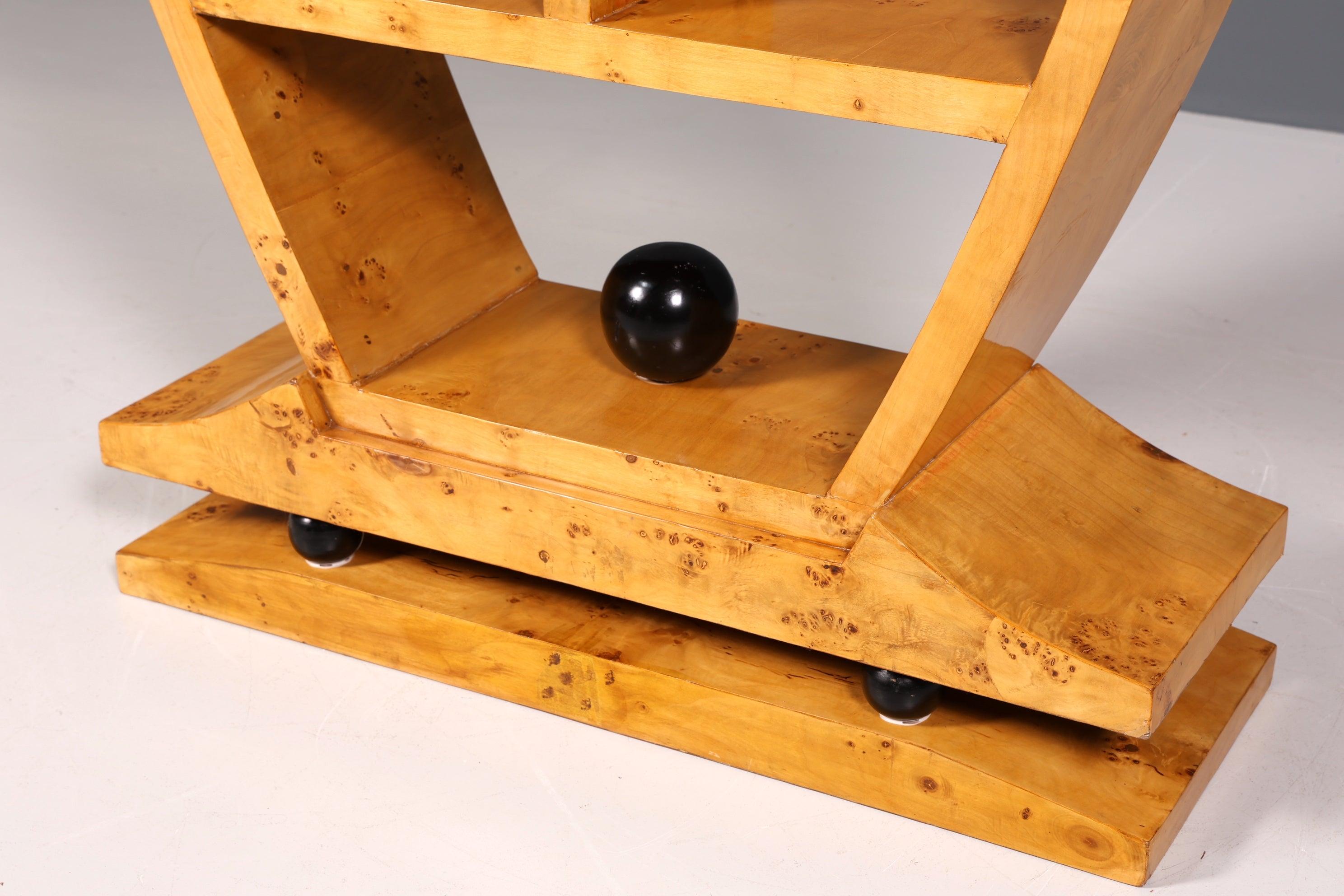 Beeindruckendes Art Deco Stil Bücherregal Birke Luxus Möbel Kult Schrankregal