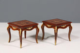 2x Traumhafte Barock Stil Louis XV Couchtische Antik Stil Ablagetische