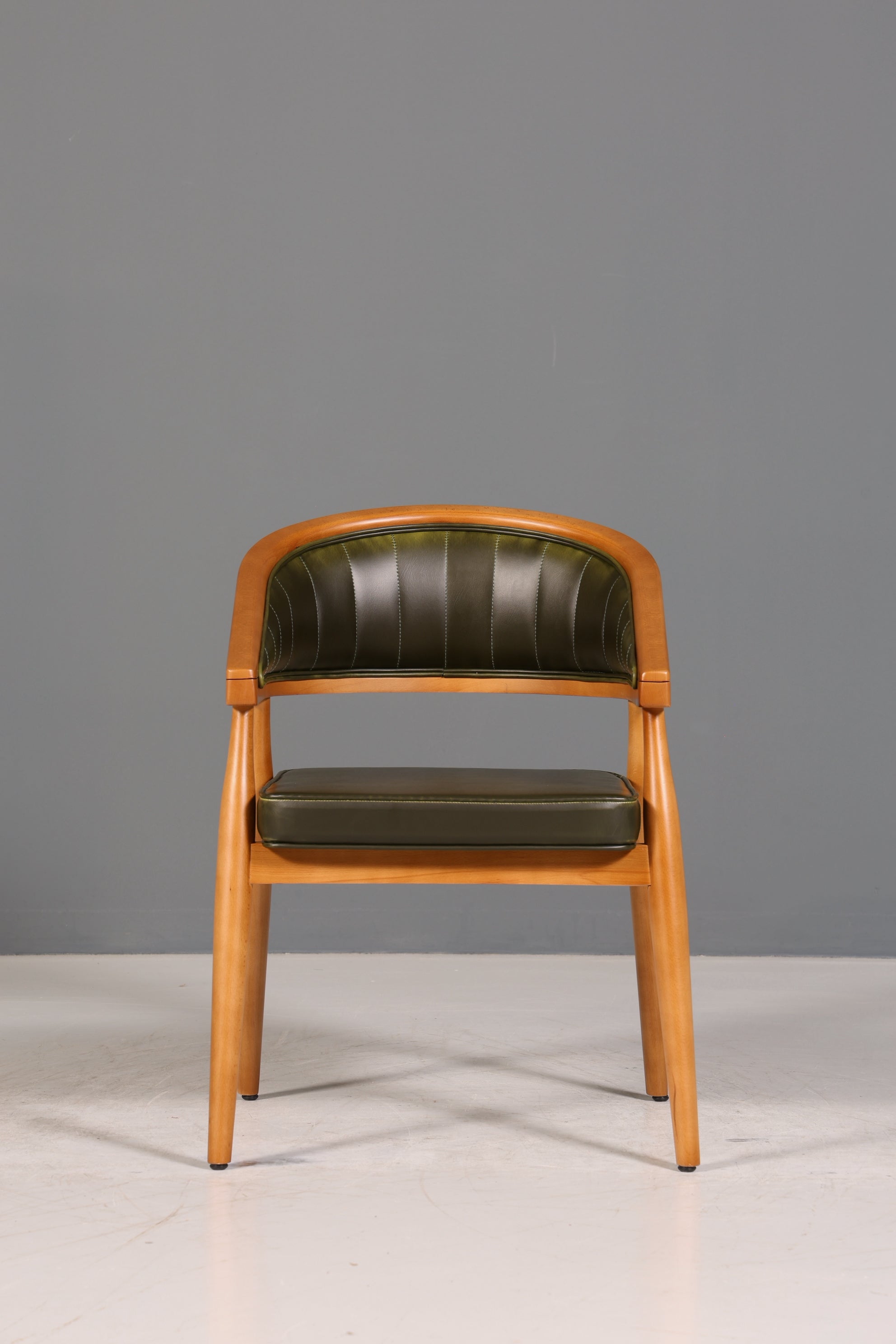 Edler Korbgeflecht Esszimmer Stuhl "Malibu Plus Green" Küchenstuhl Armlehnstuhl Buche Sekretär Stuhl