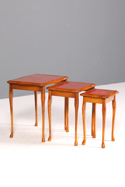 Magnifique ensemble de trois tables d&