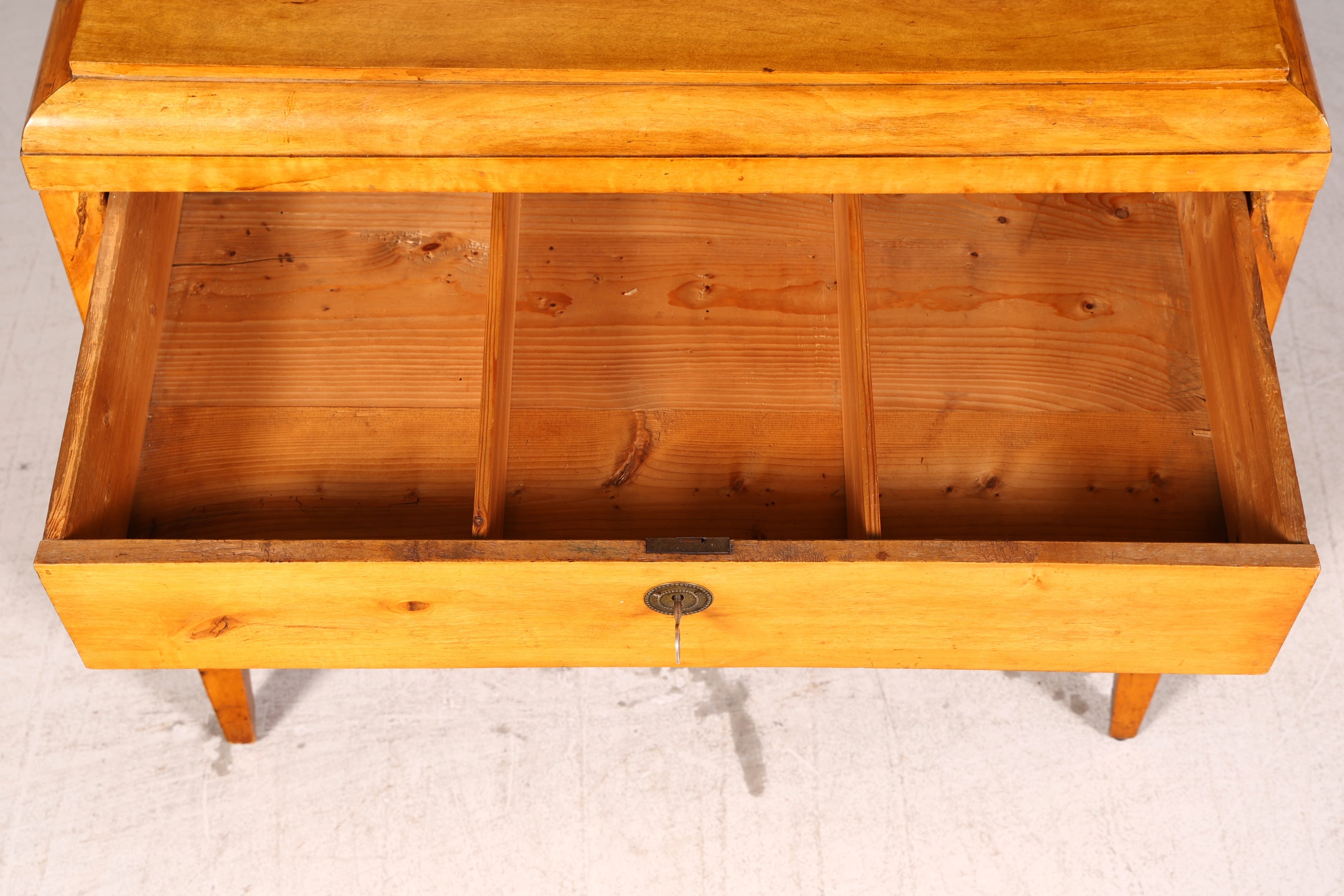 Wunderschöne Original Biedermeier Kommode Birke Antik um 1880 Schubladenkommode Sideboard Massivholz