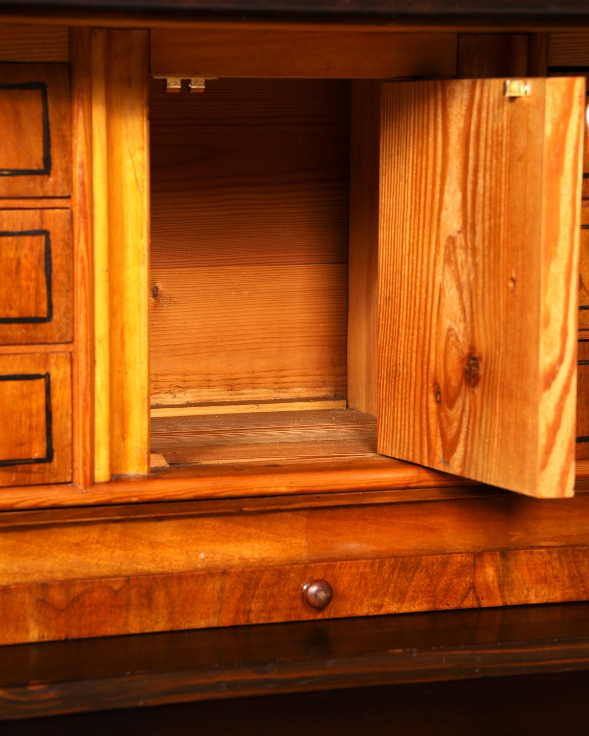 Traumhafter Louis Philippe Sekretär Vertiko Biedermeier Kommode Schubladenkommode