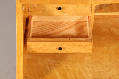 Edler Sekretär um 1930 Büro Kommode Kirschholz Sekretär Schreibtisch Kommode