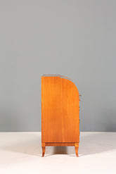 Traumhafter Mid Century Rollladen Sekretär echt Holz Büro Schrank Retro Schreibkommode