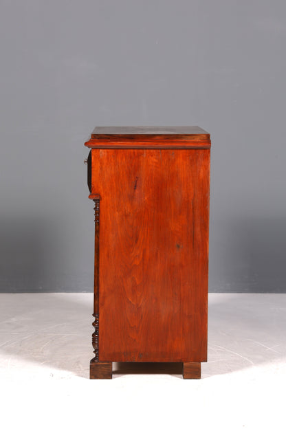 Élégante commode, buffet Louis Philippe Gründerzeit (fin XIXe siècle), vers 1880.