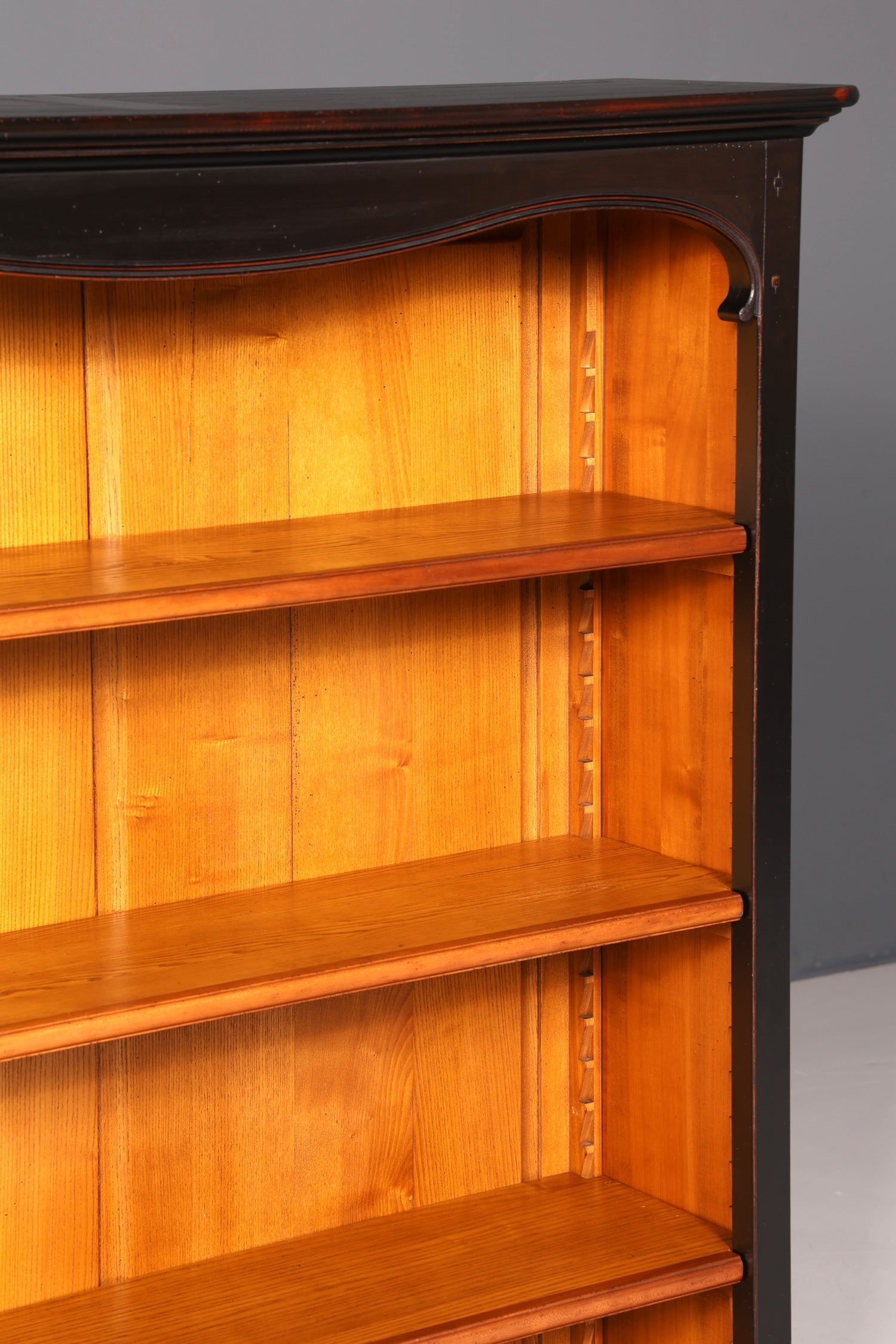 G083 Finish cm Wunderschönes Jugendstil Bücherregal Eiche Regal Antik Englisch Buchablage