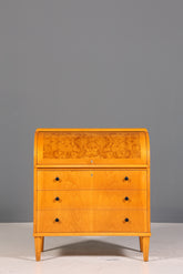 Traumhafter Mid Century Rollladen Sekretär echt Holz Büro Schrank Vintage Schreibkommode