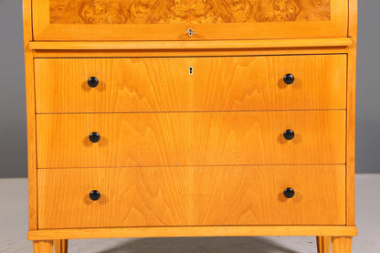 Traumhafter Mid Century Rollladen Sekretär echt Holz Büro Schrank Vintage Schreibkommode