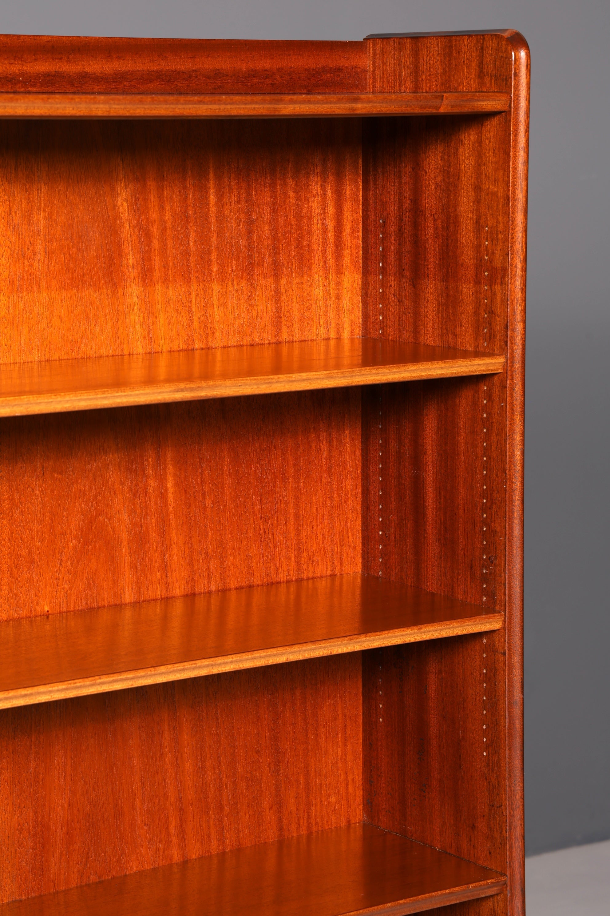 G088 Finish cm Schlichtes Mid Century Regal Vintage Bücherregal Schrank Buchablage 60s Bookshelf